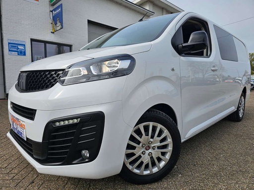 Fiat Scudo 2.0 BlueHDI, Dubbelcabine , Cam, Trekh, Carplay, Android.